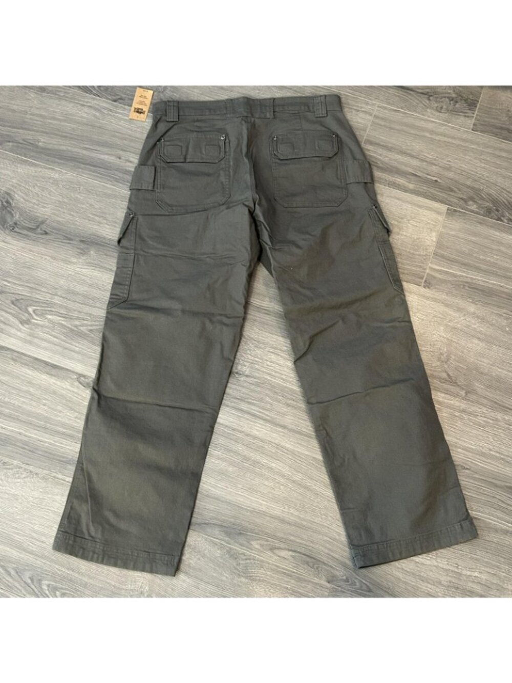 Duluth Trading Pants Mens 34x29 Gray DuluthFlex Fire Hose Relaxed Cargo Stretch - Picture 2 of 11